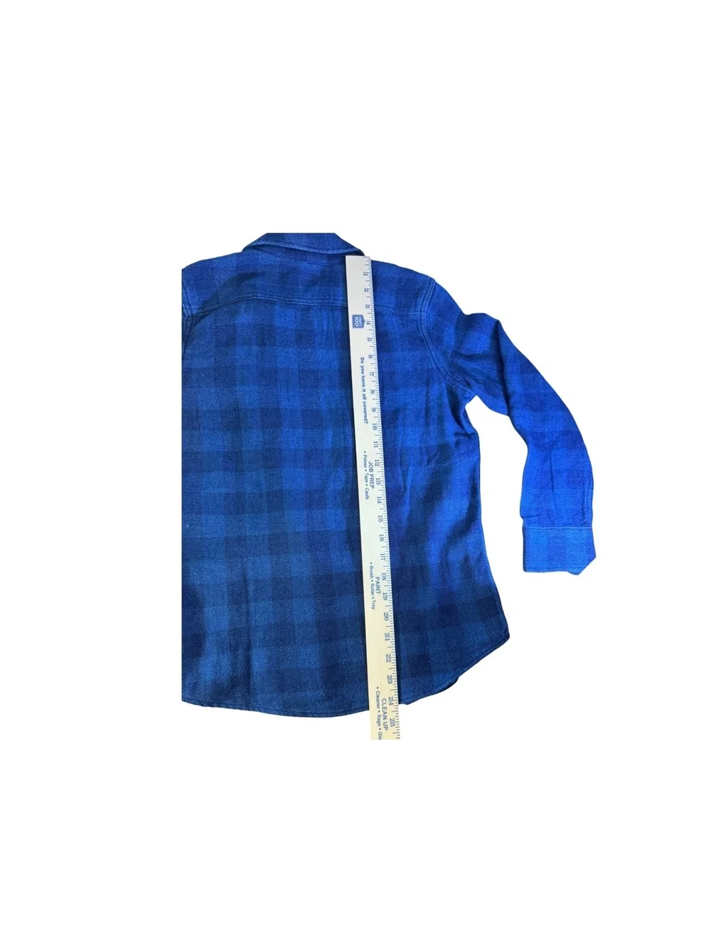 Brand New with Tags (NWT) Gap Kids Indigo Buffalo Check Long-Sleeve Shirt